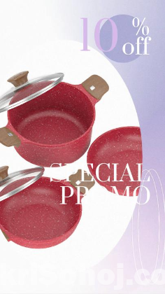 WALTON DYNAMIC Die Cast Cookware 5 In 1 Combo (Induction)